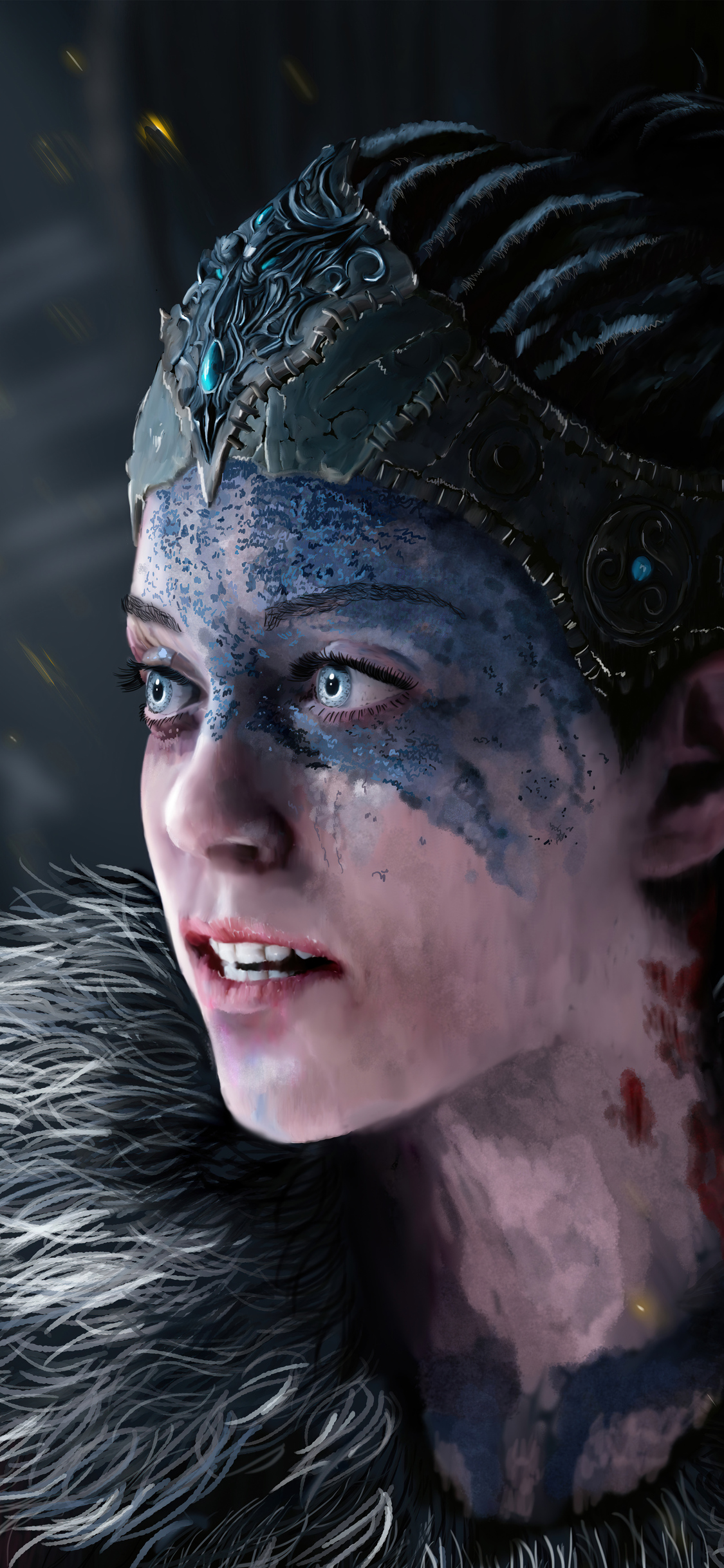 1125x2436  Senua From Hellblade 5k Iphone XS,Iphone 10,Iphone X HD 4k Обои, изображения, фоны, фото и картинки 1125x2436