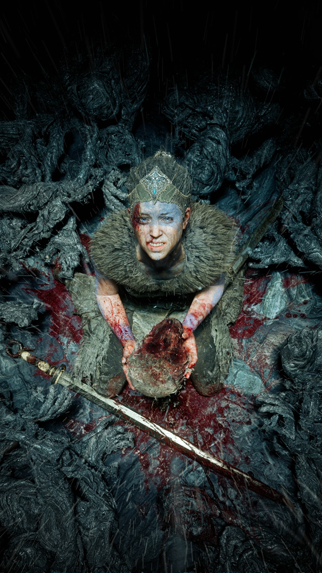 1080x1920  Фотография Hellblade: Senua's Sacrifice Мечи Воители 1080x1920