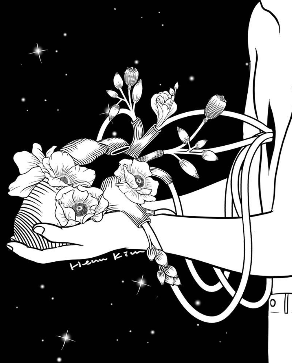 954x1186  Лучший друг | Черно-белая иллюстрация, Зеркальная иллюстрация, Кавайная иллюстрация