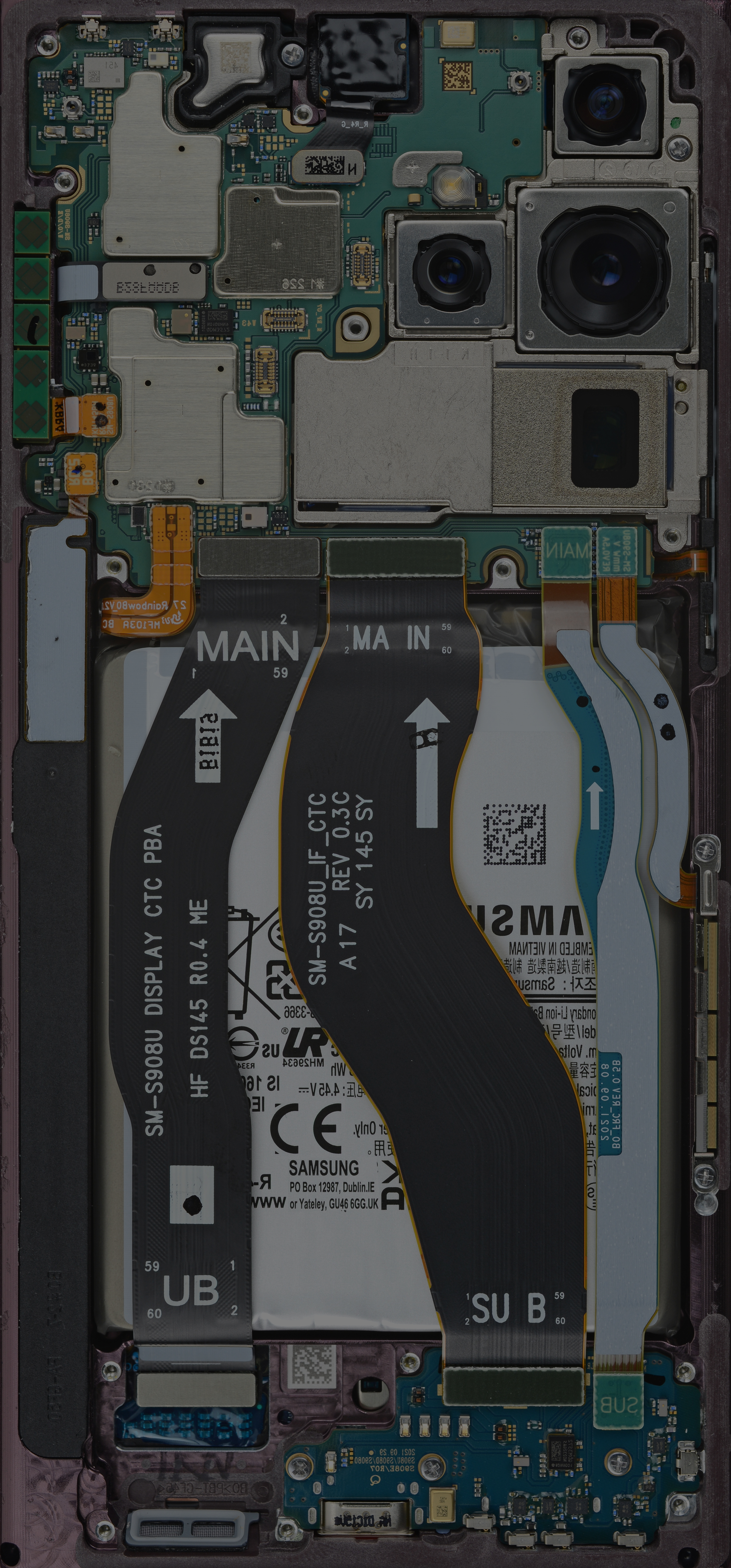 3110x6669  Новые обои Galaxy S22 Standard и Ultra | iFixit Нойигкейтен