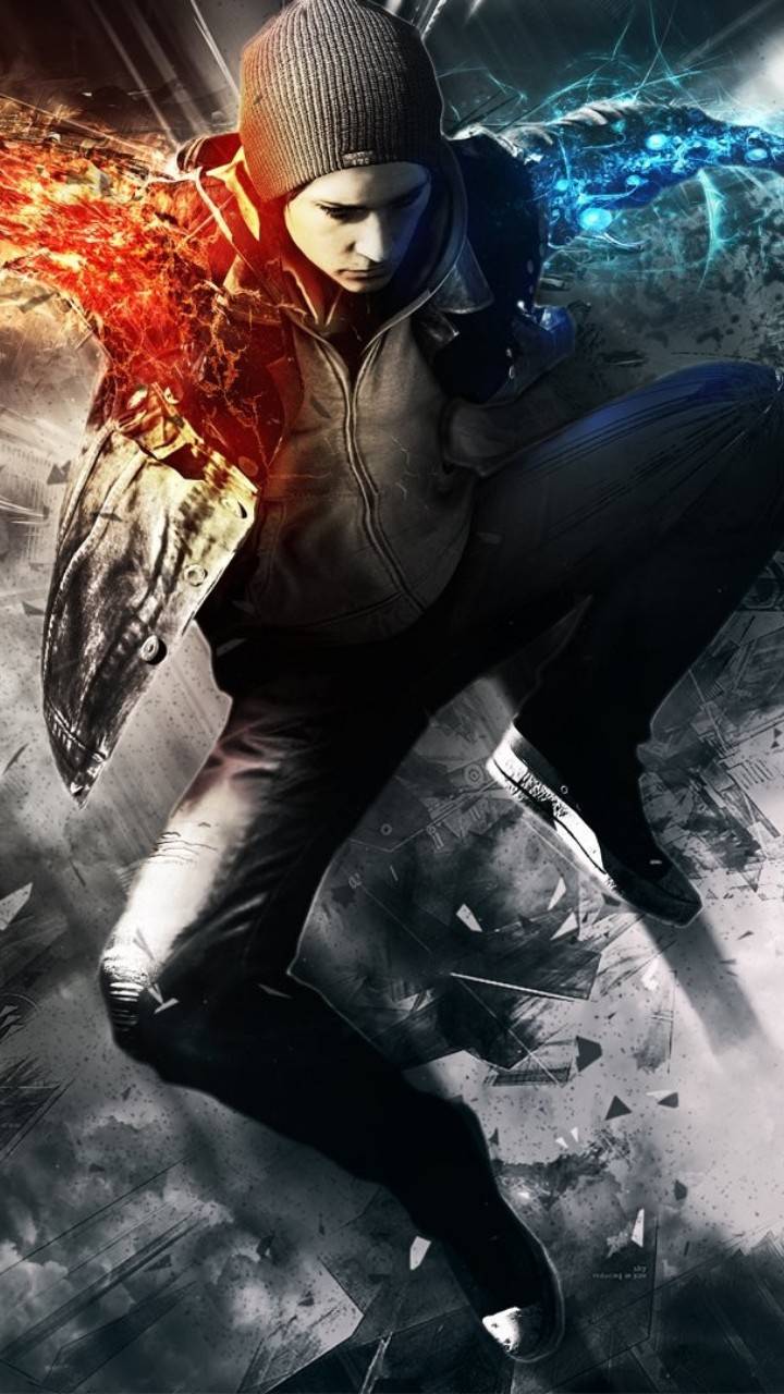 720x1280  Обои Делсин Роу - Wallpaper Cave