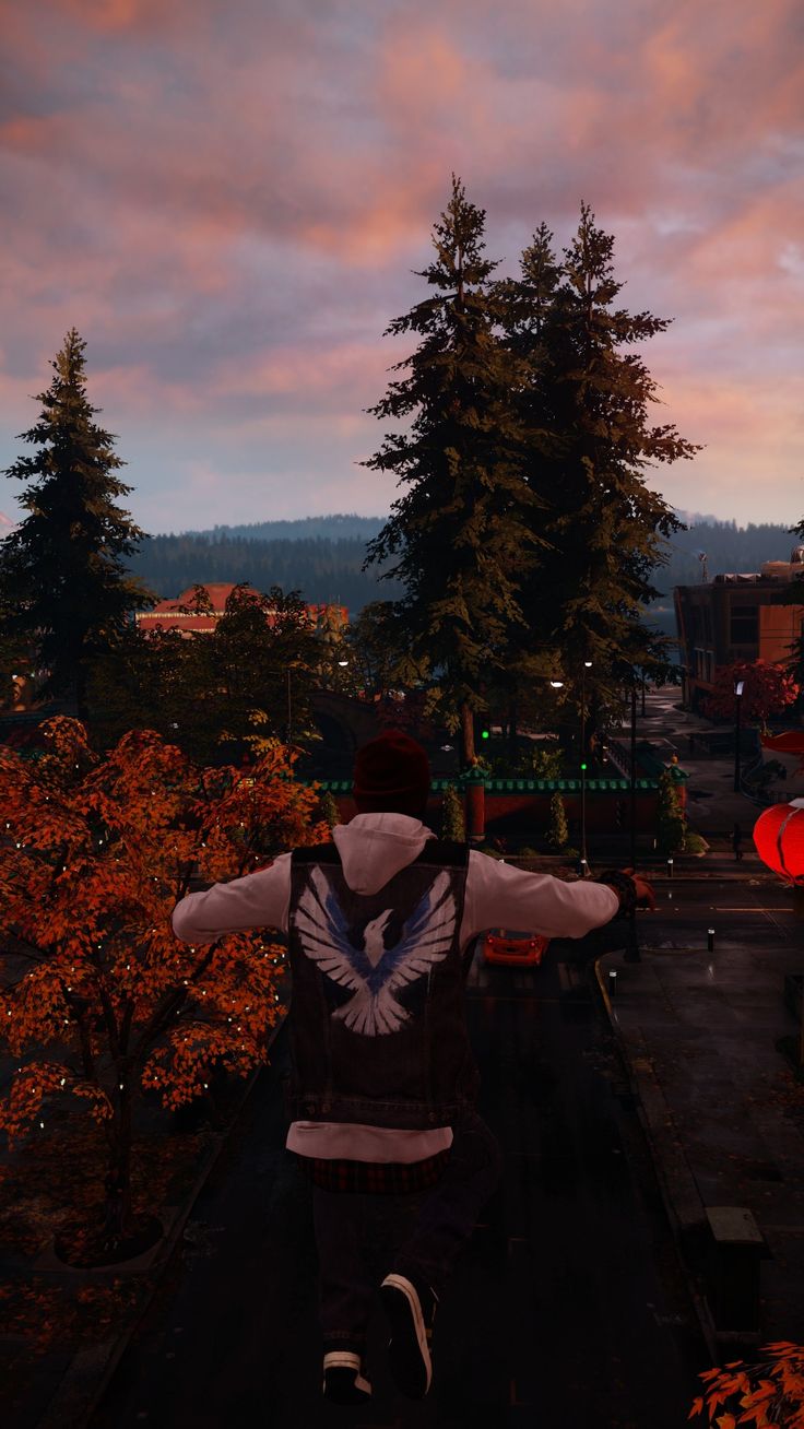 736x1308  Обои для телефона inFamous Second Son