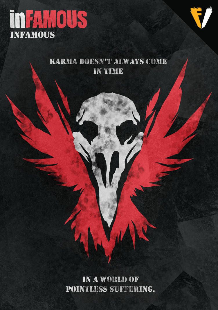 751x1064  печально известный | Плохая Карма | Infamous от FALLENV3GAS на DeviantArt | Infamous второй сын, Infamous, Игровая татуировка