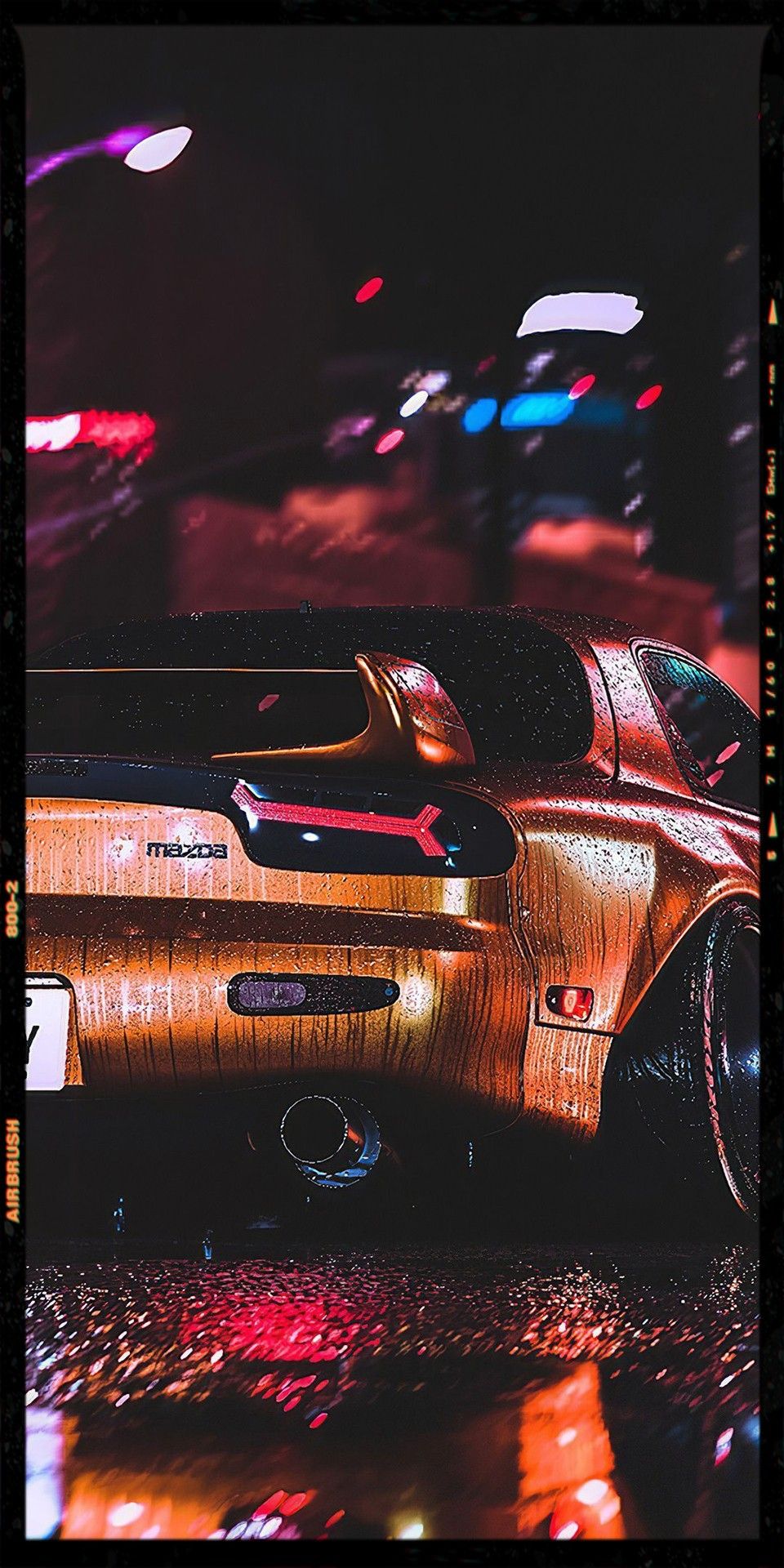 960x1920  Автомобильные обои | Кошки JDM, Фонды панталлы де коше, Rx7