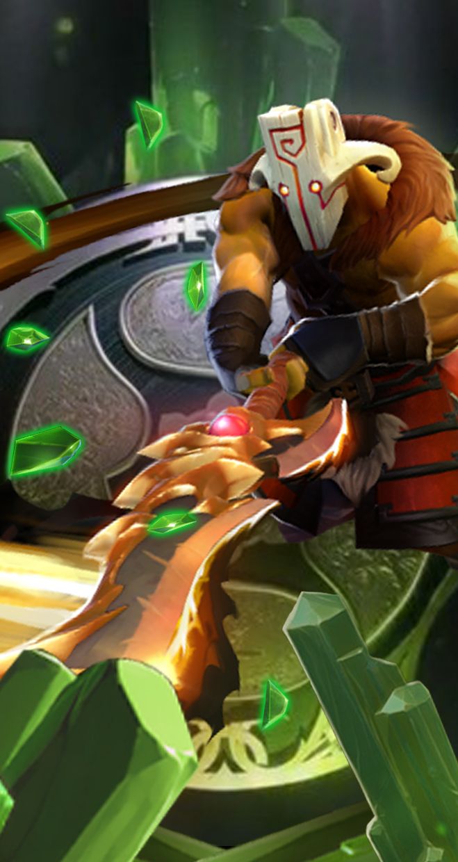 659x1240  Dota 2 TI8 Immortal 2 - Juggernaut ( Golden ) | Игры, Мемы