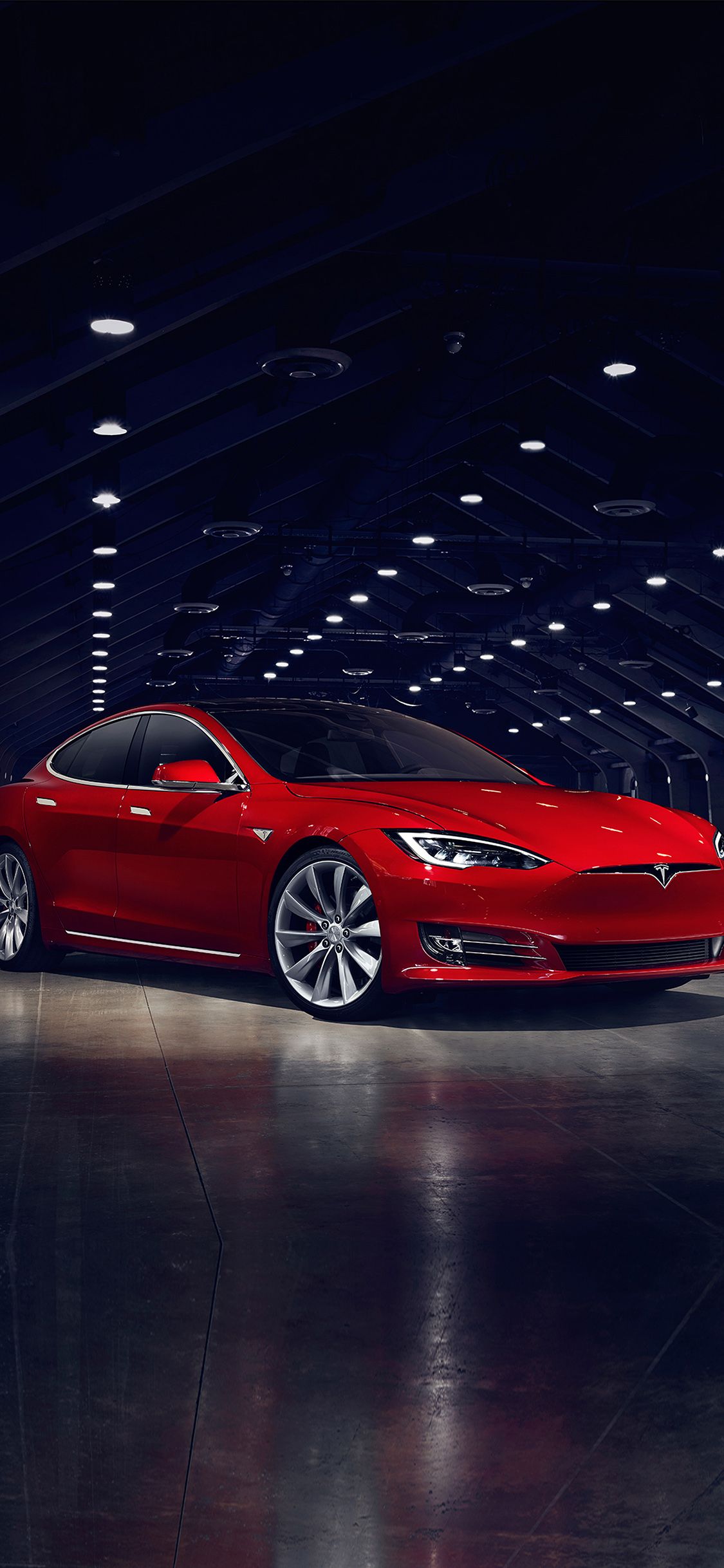 1125x2436   iPhone X wallpaper | as04-teslar-model-s-red-car-motor-art | Красный автомобиль Автомобиль обои Tesla car