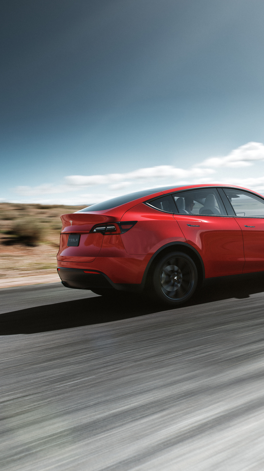 1080x1920  1080x1920 2019 Tesla Model Y Задний Iphone 