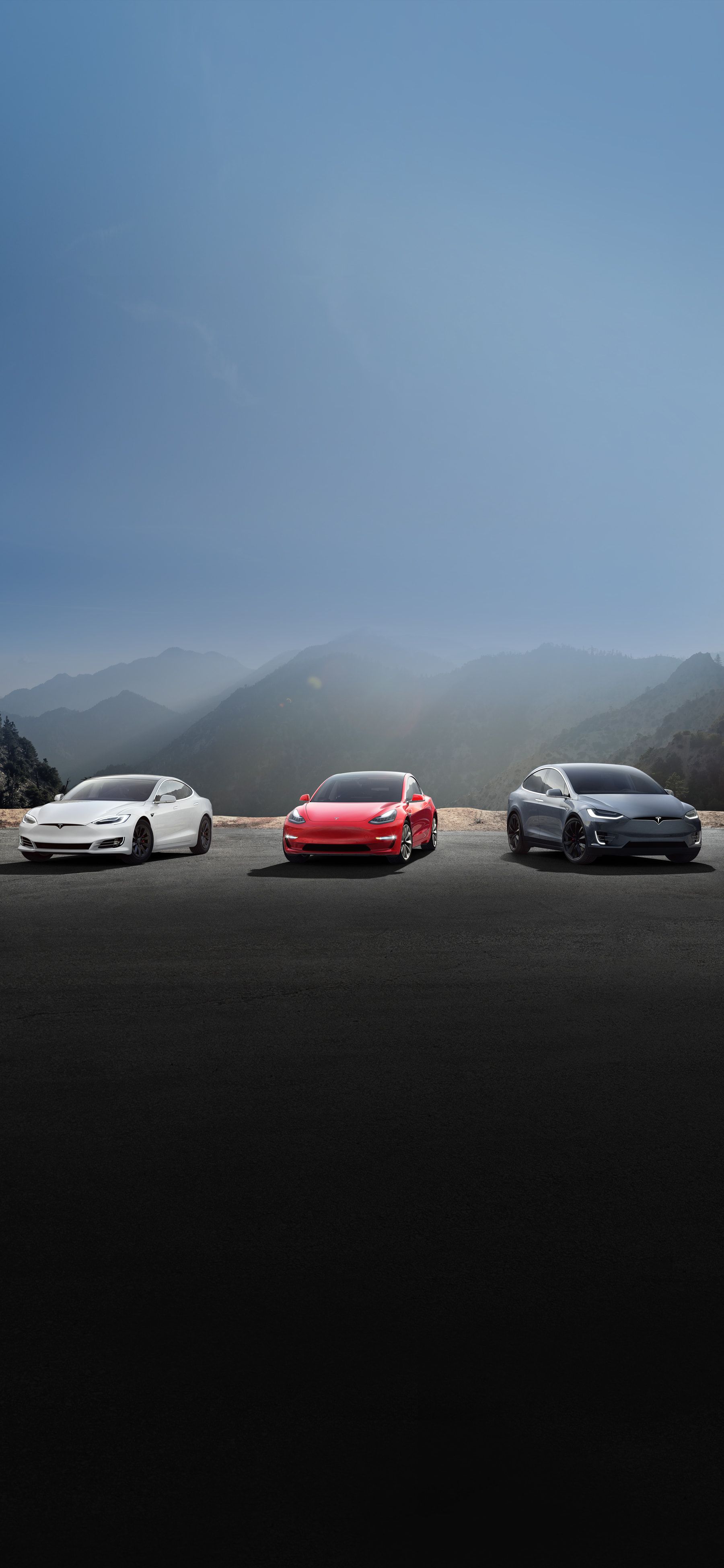 1800x3898  Tesla Модель 3 на дороге красный 720x1280 wallpaper | Модель Тесла Тесла Моторы Тесла 