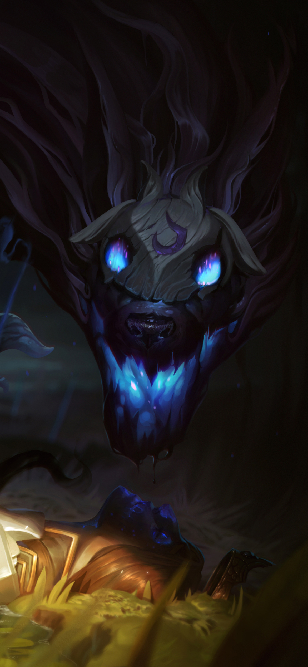 1170x2532  Скачать \"Kindred (League Of Legends)\" обои на телефон, бесплатно \"Kindred (League Of Legends)\" HD картинки
