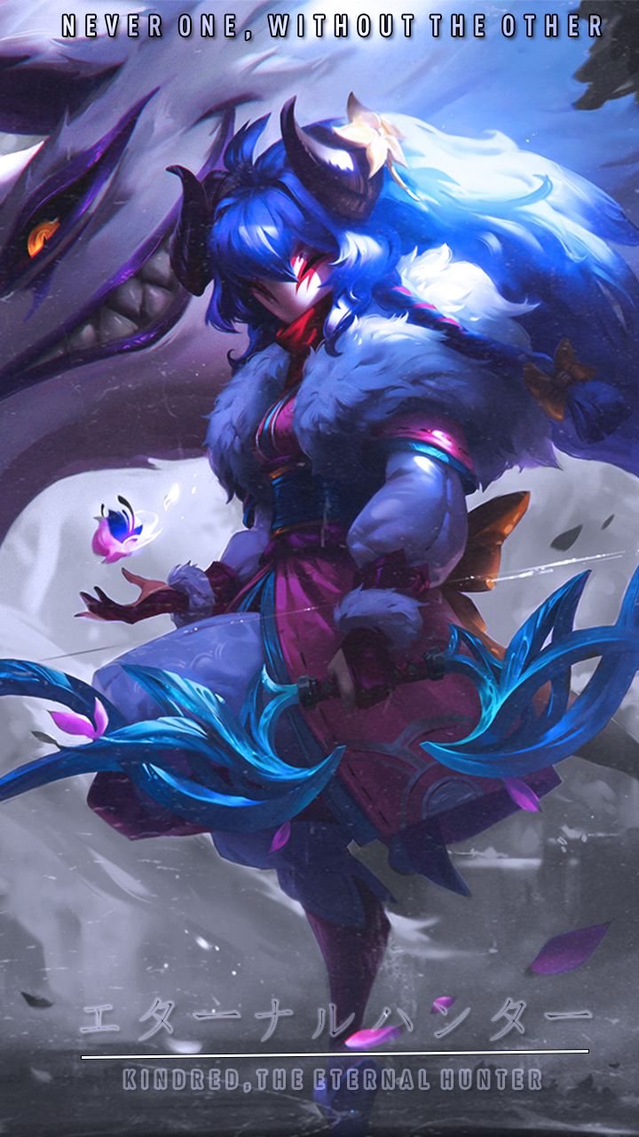 720x1280  Пин пользователя Xayah a Rebelde на доске Kindred | Иллюстрация персонажа, Аниме, Лига легенд Лол