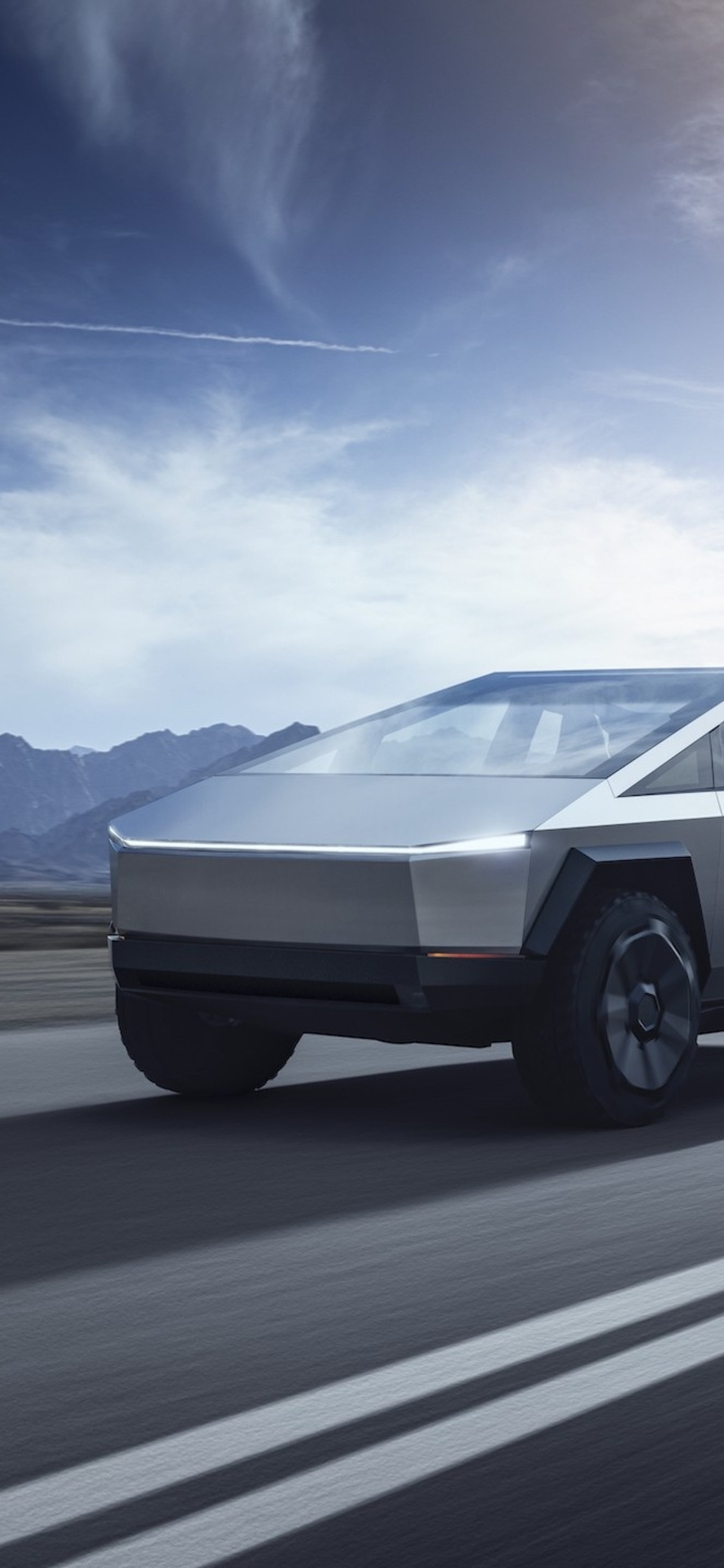 1125x2436  1125x2436 Тесла Кибертрук 2022 обои для телефона Iphone X