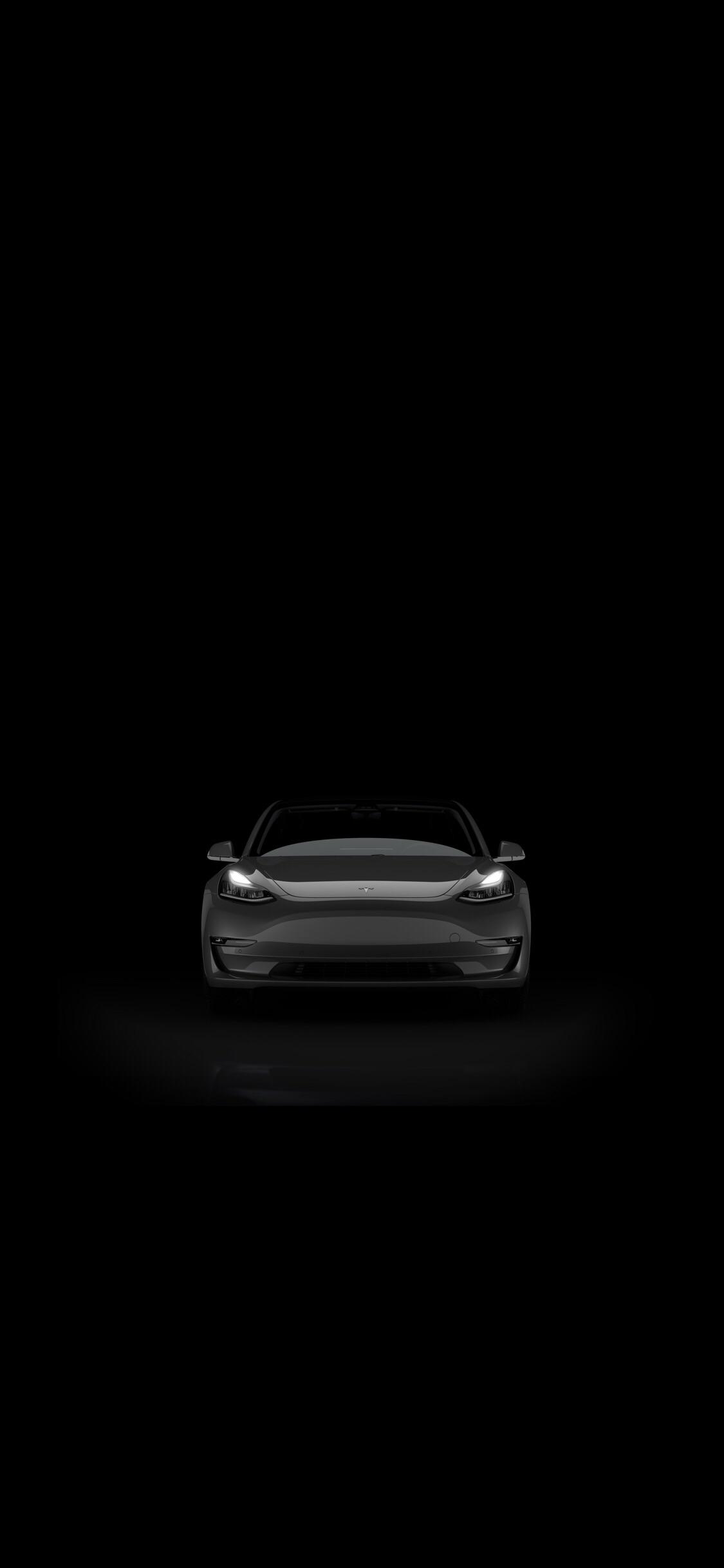 1125x2436   Анимированные минималистичные Cybertruck Owl Обои для iPhone: teslamotors