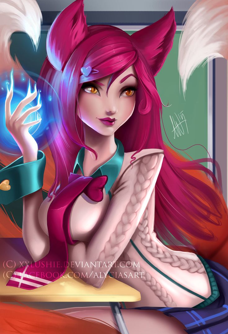 735x1075  Academy Ahri | League of legends, League of legends memes, Academy ahri