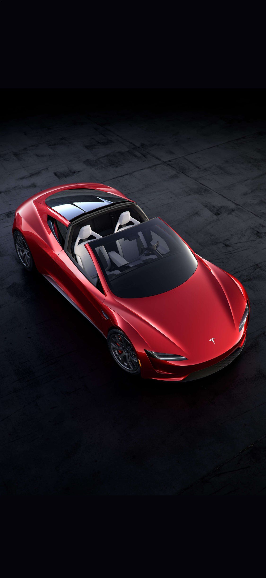1125x2436  Supercars Gallery: Tesla Roadster Iphone X Wallpaper