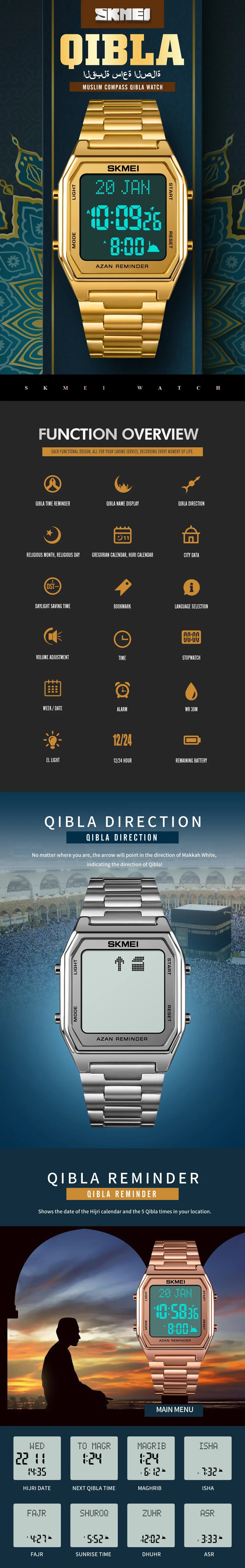 990x6327  SKMEI 1763 Мода Цифровые Мужчины Часы LED Световой Дисплей  Водонепроницаемый Электронные Наручные Часы Мужчины Стали Бизнес Мужч |  AliExpress