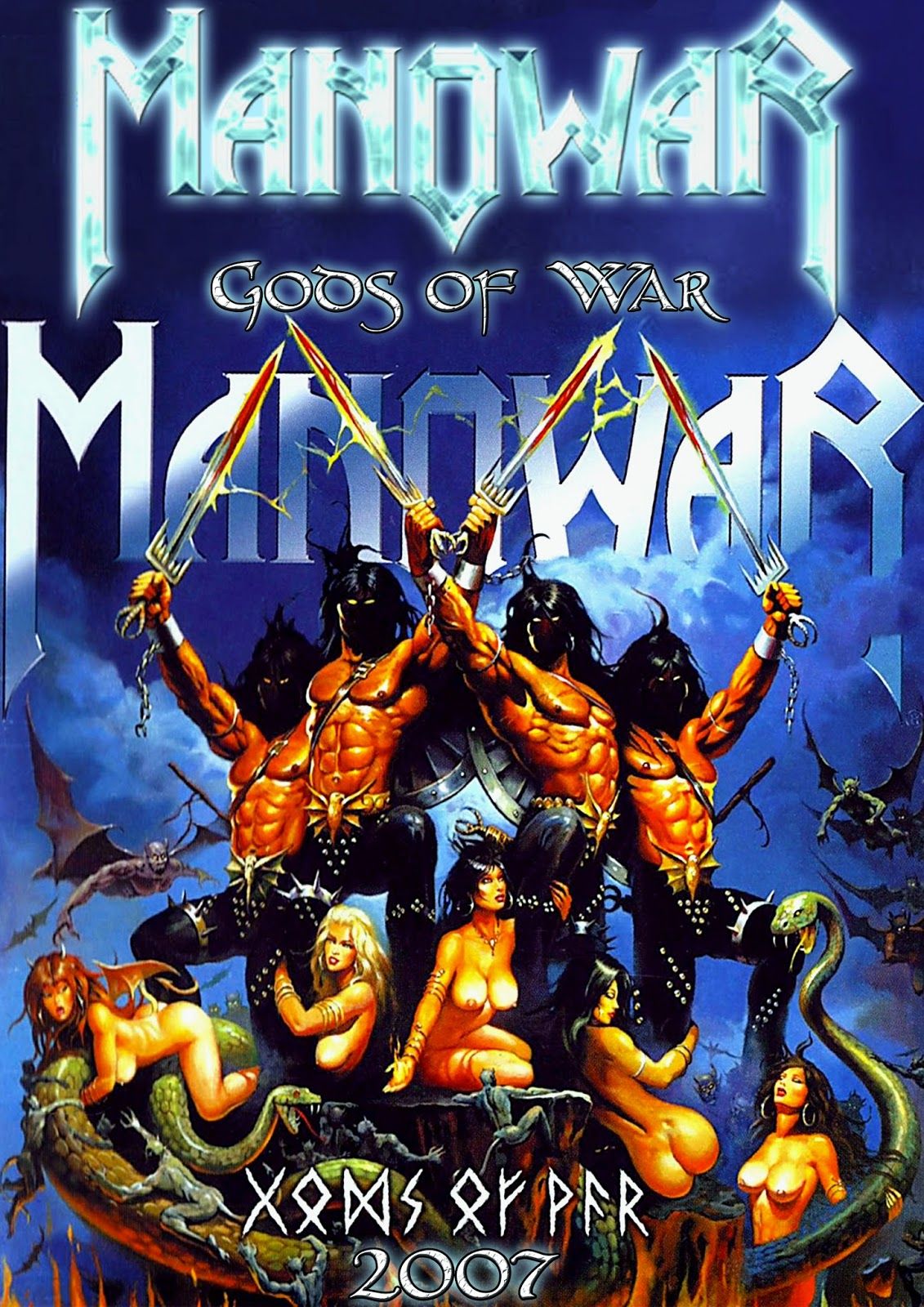 Manowar gods. Manowar постеры.