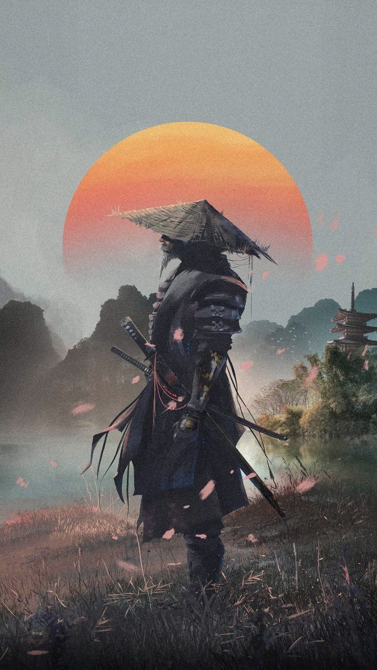 736x1308  Пин от пользователя Микал Флетчер на доске Обои в 2023 г. | Самурайские произведения искусства, Самурайское искусство, Древние самураи