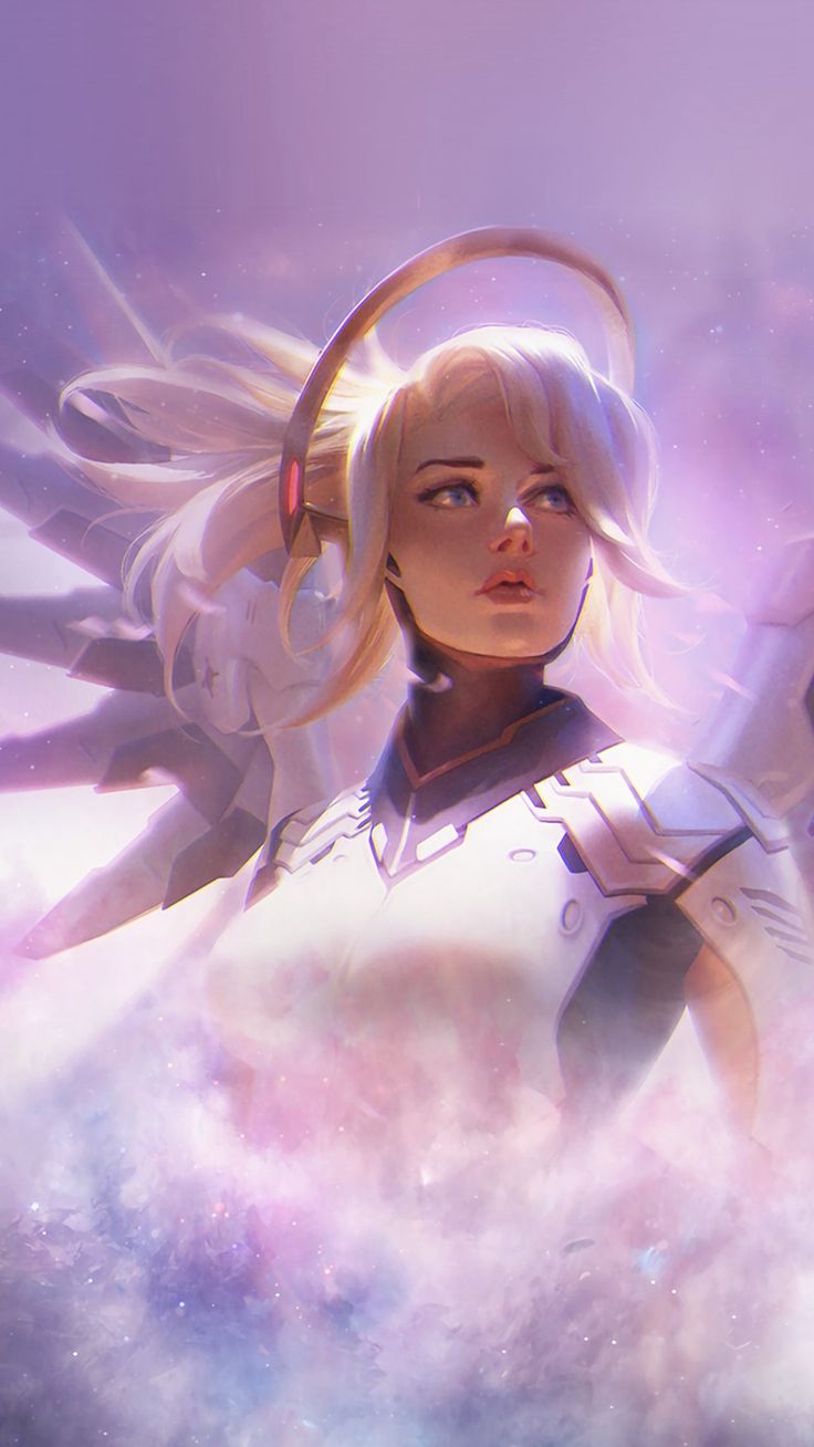 736x1308  Mercy Overwatch Game Art Illustration iPhone 6 Скачать обои | Обои для iPhone, обои для iPad O… | Обои Overwatch, Mercy overwatch, Фан-арты Overwatch