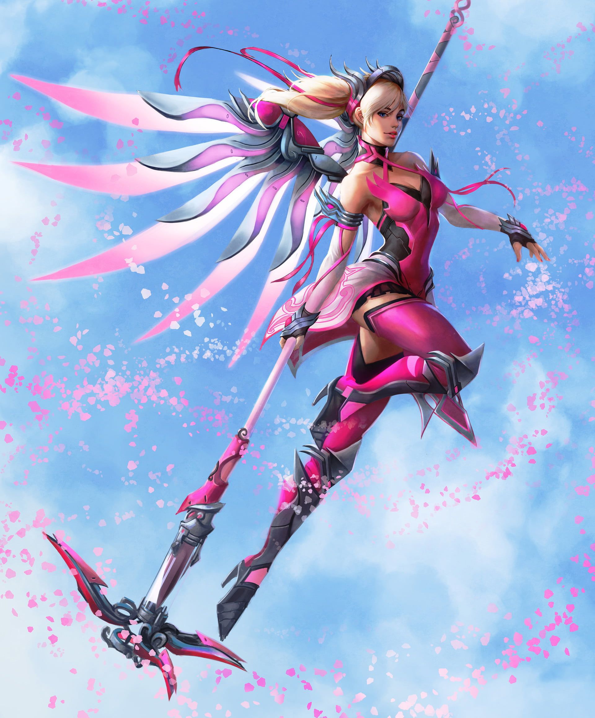 1920x2317  Overwatch #Mercy Mercy (Overwatch) #wings #blonde Pink Mercy (Overwatch) #1080P #wallpaper #hdwallpaper #deskto… | Mercy overwatch, Overwatch обои, Overwatch