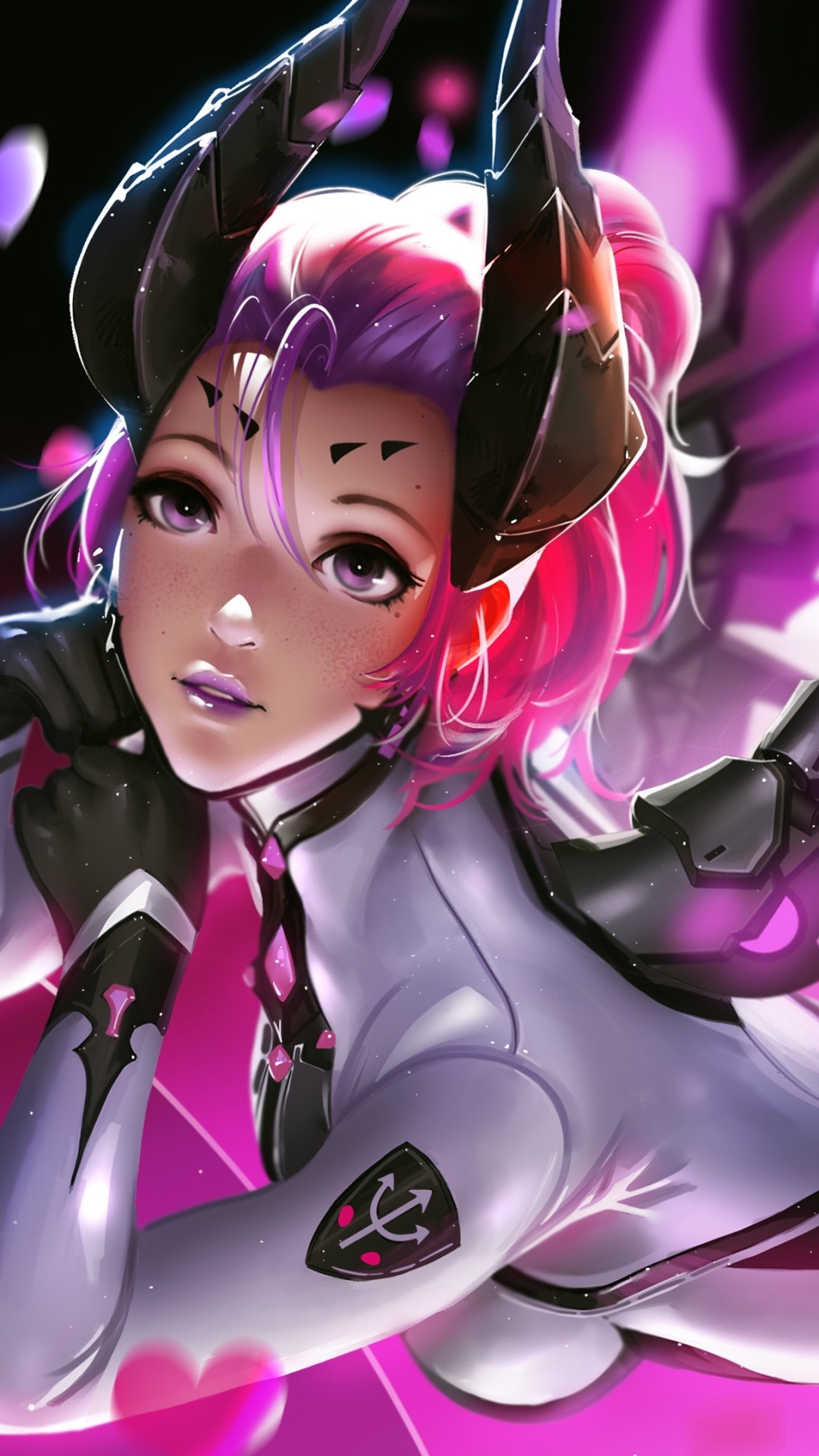 1080x1920  Обои на телефон Mercy (Overwatch)