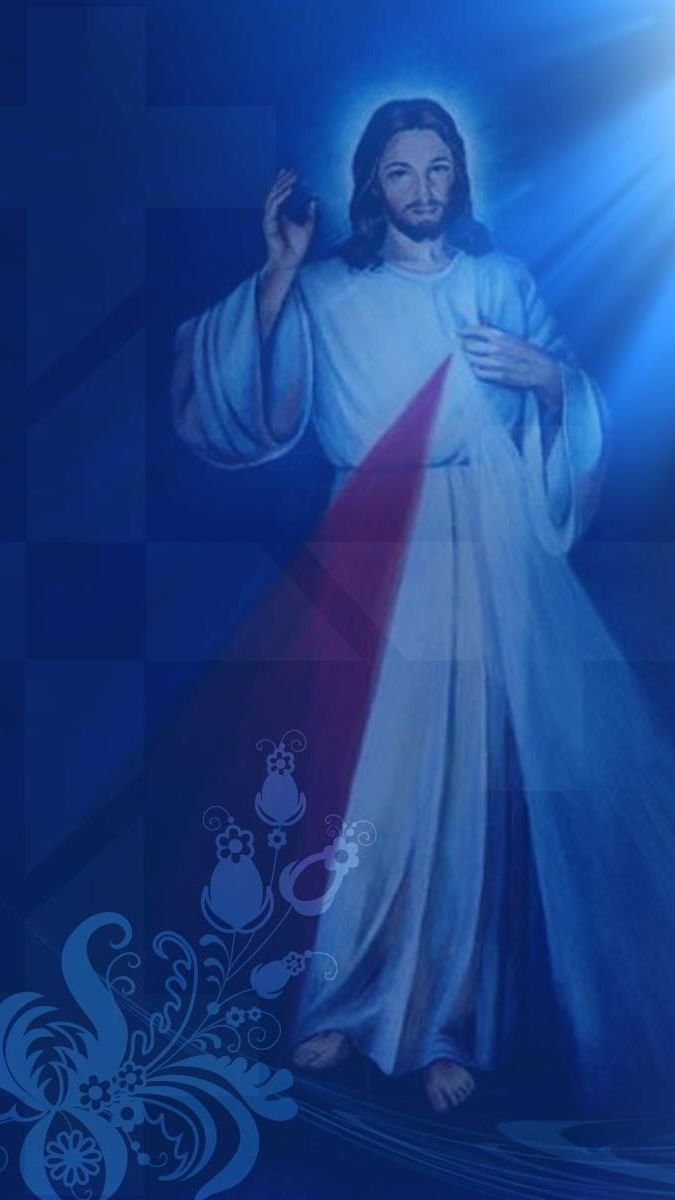 675x1200  Иисус - Божественное Милосердие Обои Скачать | МобКубок