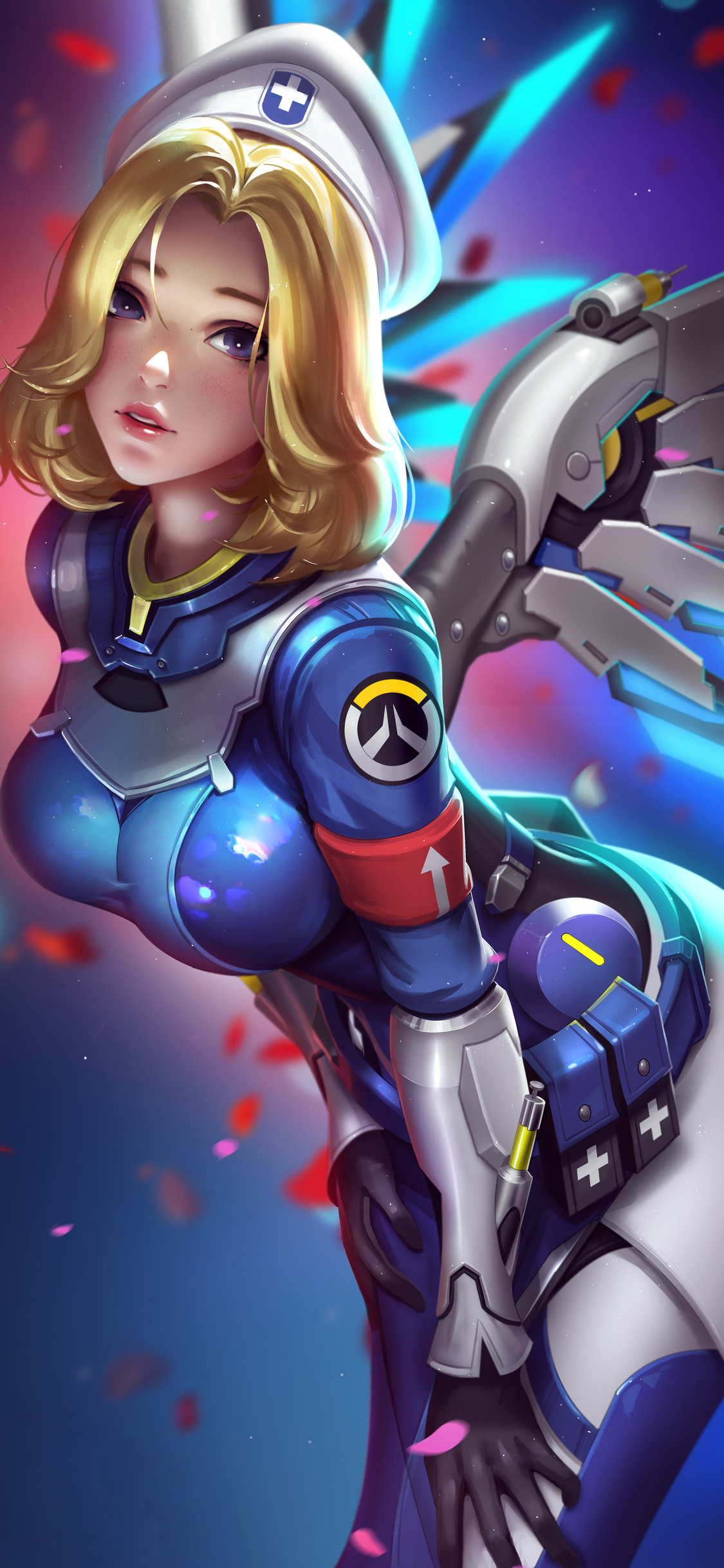 1125x2436  Обои Mercy Overwatch, Iphone XS, Iphone 10, Iphone X HD 4k, изображения, фоны, фотографии и картинки 1125x2436
