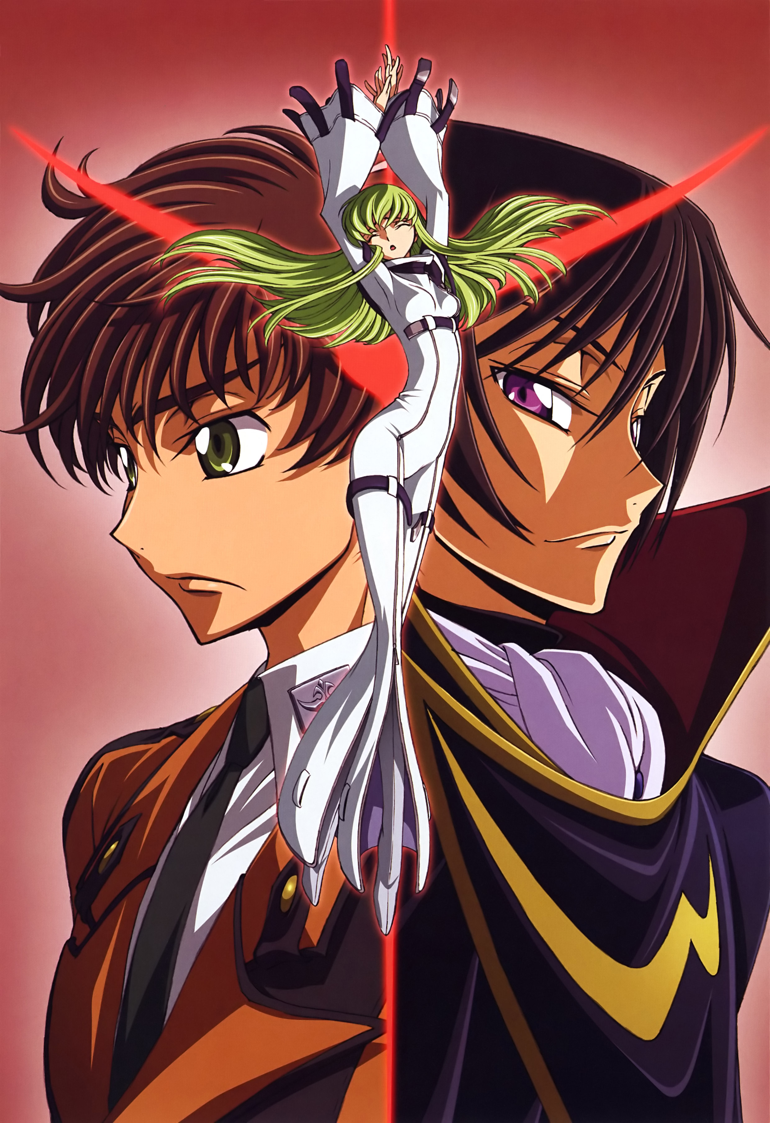 2479x3617 Code Geass: Lelouch of the Rebellion, Suzaku и Lelouch Я так любил эту серию! | Code geass Coding Code geass wallpaper