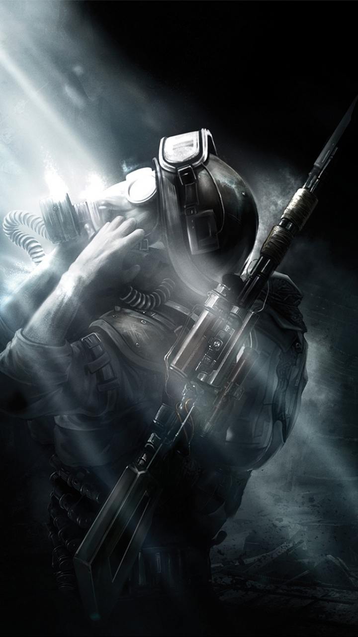 720x1280  Скачать Caption: Immersive Metro Last Light Game Wallpaper для Pixel 3xl | Обои.com