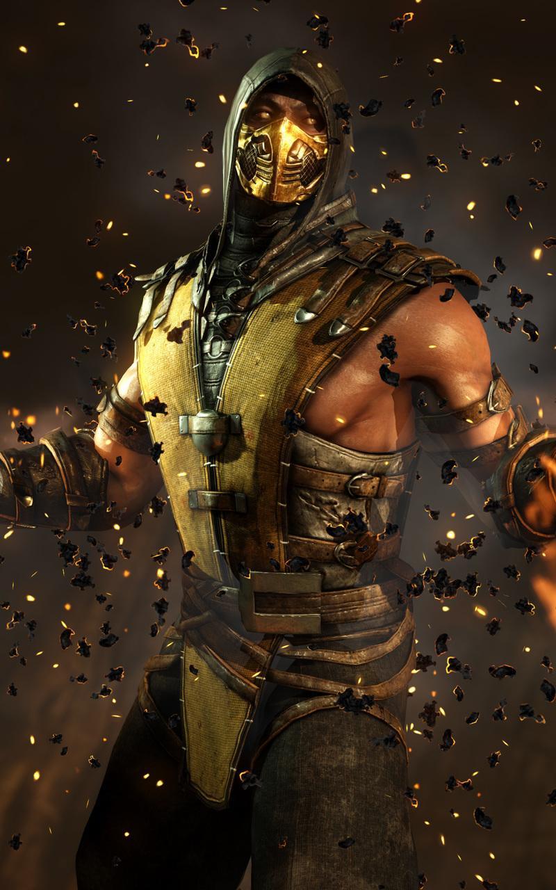 800x1280  Обои для телефона Mortal Kombat X Android — Пещера обоев