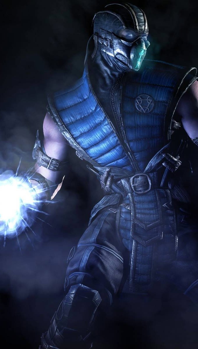 680x1200  Обои Mortal Kombat X Sub-Zero - Обои Пещера