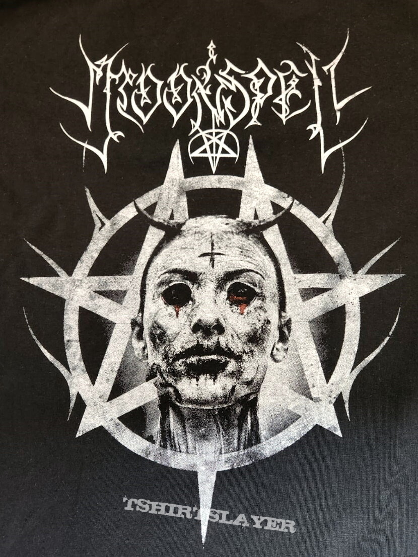 830x1107  Рубашка Moonspell для латиноамериканского тура Fullmoon | ФутболкаSlayer Футболка и галерея BattleJacket