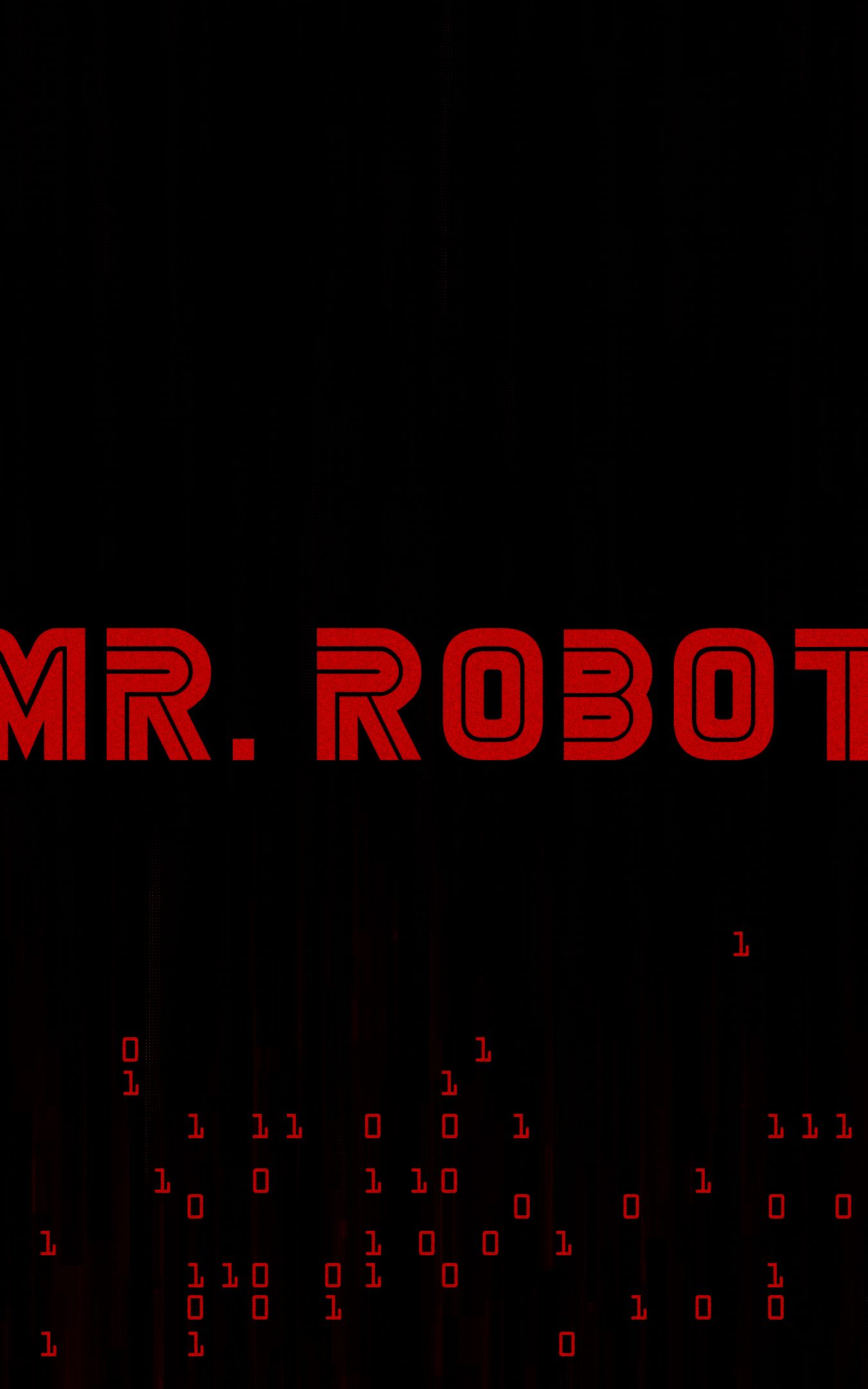 1350x2160  Mr Robot Logo 4K Обои - Лучшие обои