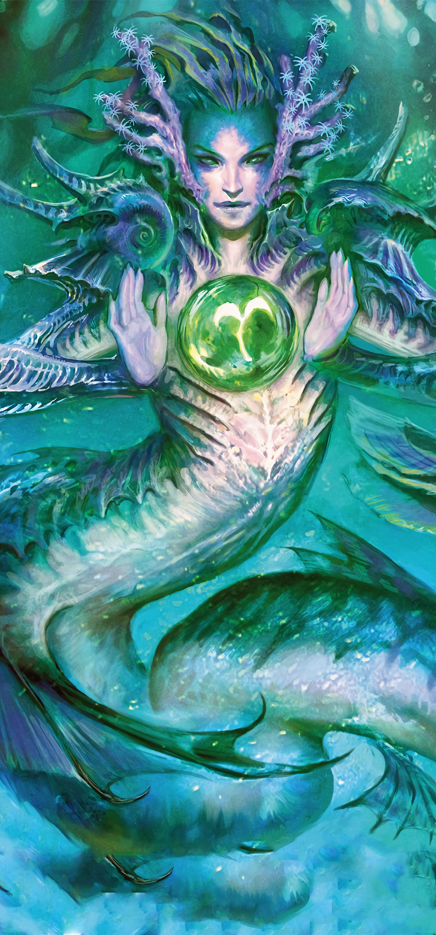 1440x3088  Обои для телефона Magic: The Gathering от Aleksi Briclot - Mobile Abyss