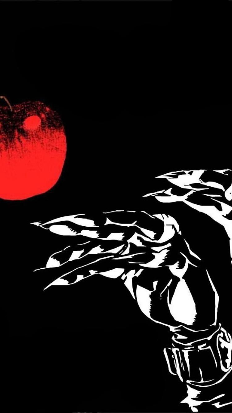 750x1334   Обои для телефона Apple Death Note - Лучшие бесплатные фоны телефона Apple Death Note - WallpaperAccess 