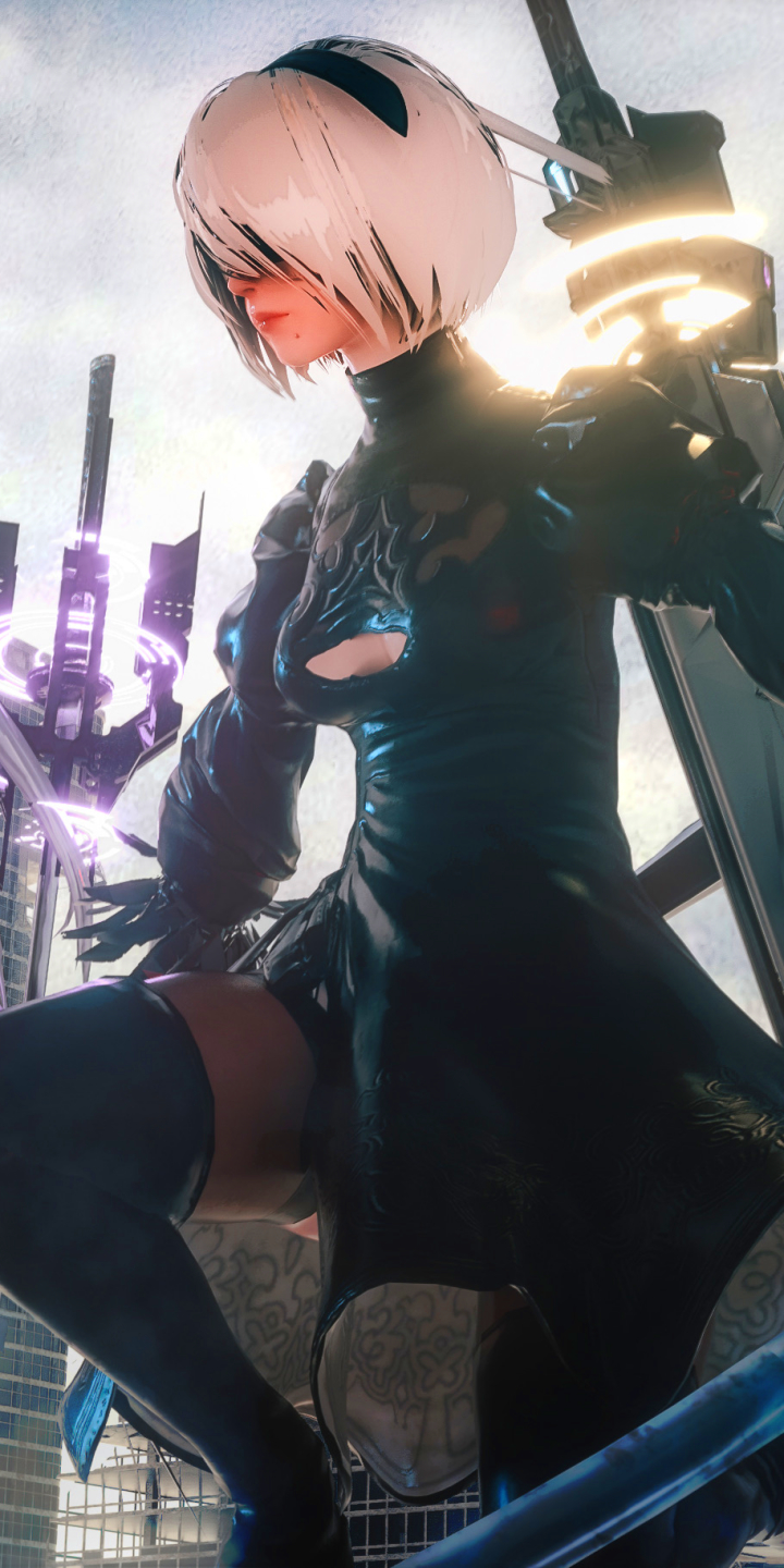 720x1440  Обои для телефона NieR: Automata от 塞戮尔 - Mobile Abyss