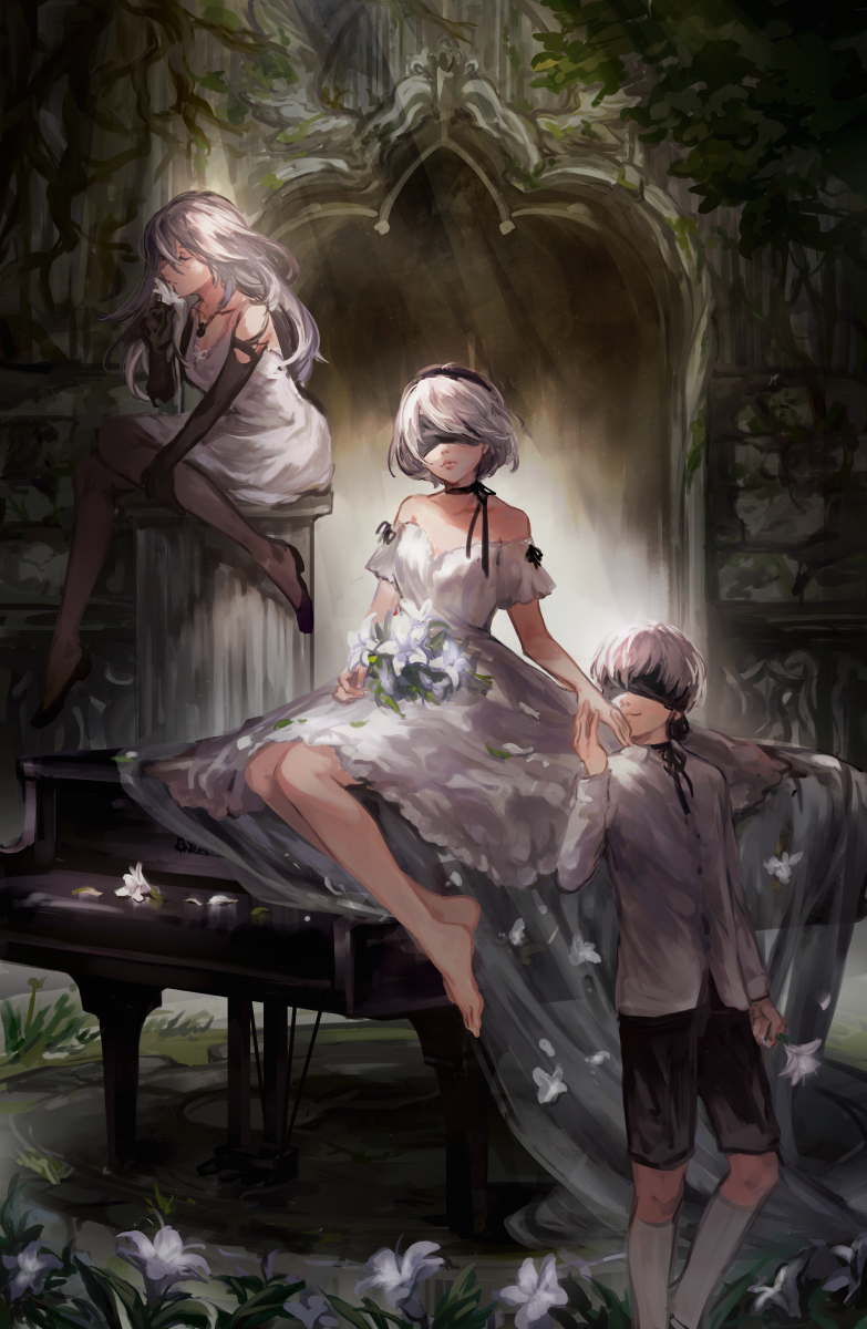 783x1200  YoRHa No.9 Type S, Обои для мобильного телефона — Zerochan Anime Image Board