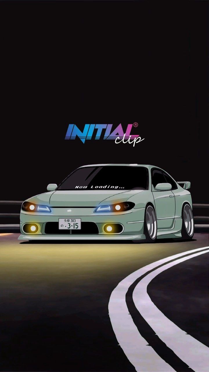 720x1280  Клип Initial® в Instagram: «Анимированная работа Stance S15, созданная специально для владельца @micinosukeeeeeeeeeeeeeee… | Jdm Wallpaper, Лучшие автомобили JDM, Honda Civic Wallpaper jdm