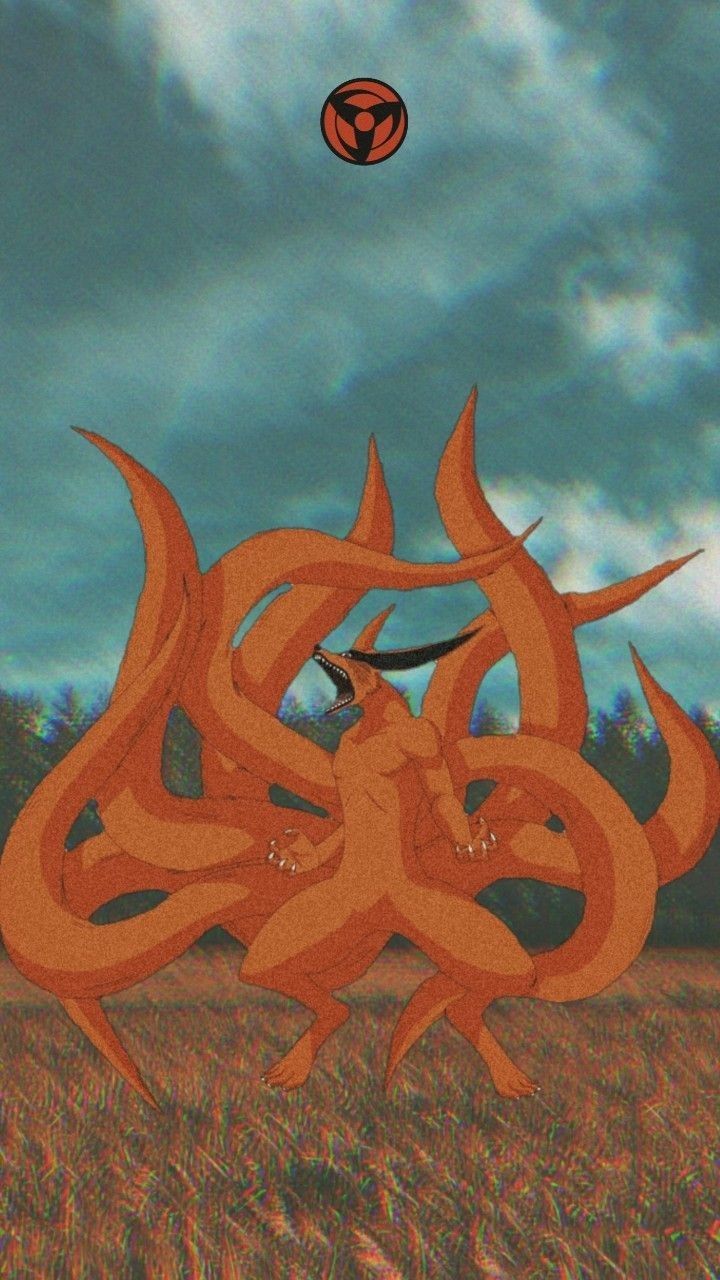 720x1280  Kyubi- Kurama | Мультипликационные иллютрации, Наруто, Наруто ураганные  хроники