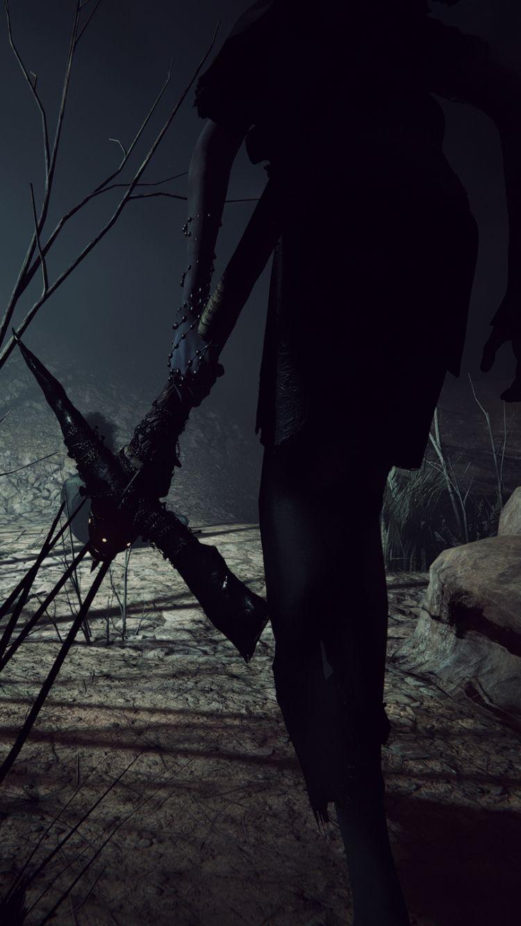 750x1334  Обои Outlast 2 — Пещера обоев