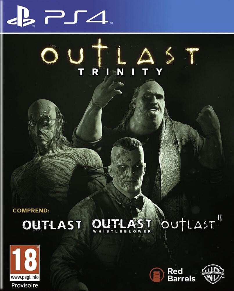 806x1000  Jeu PlayStation 4 — Outlast: Trinity (PS4) — Outlast II + Outlast + Outlast: Информатор : Amazon.de: Игры