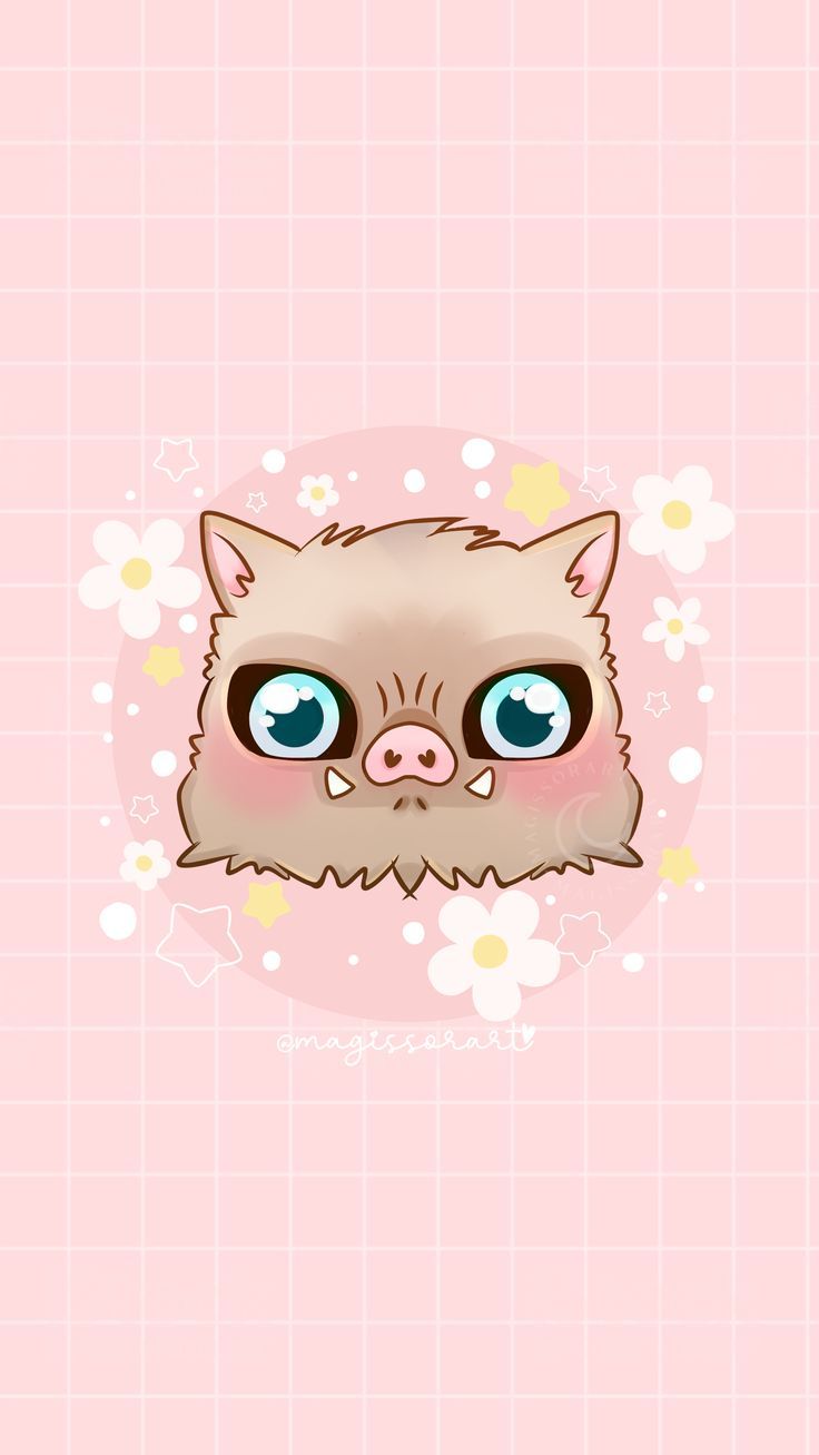 736x1307  Иноске розовый | Милые аниме обои, Розовые обои аниме, Кавайные обои