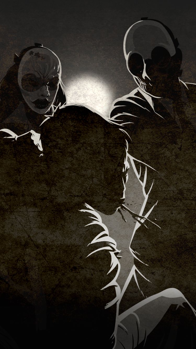 750x1334  Картинка на телефон: Видеоигры, Payday, Даллас (Payday), Payday 2, Цепи (Payday), Волк (Payday), Хокстон (Payday), 1136070 Скачать картинку бесплатно.