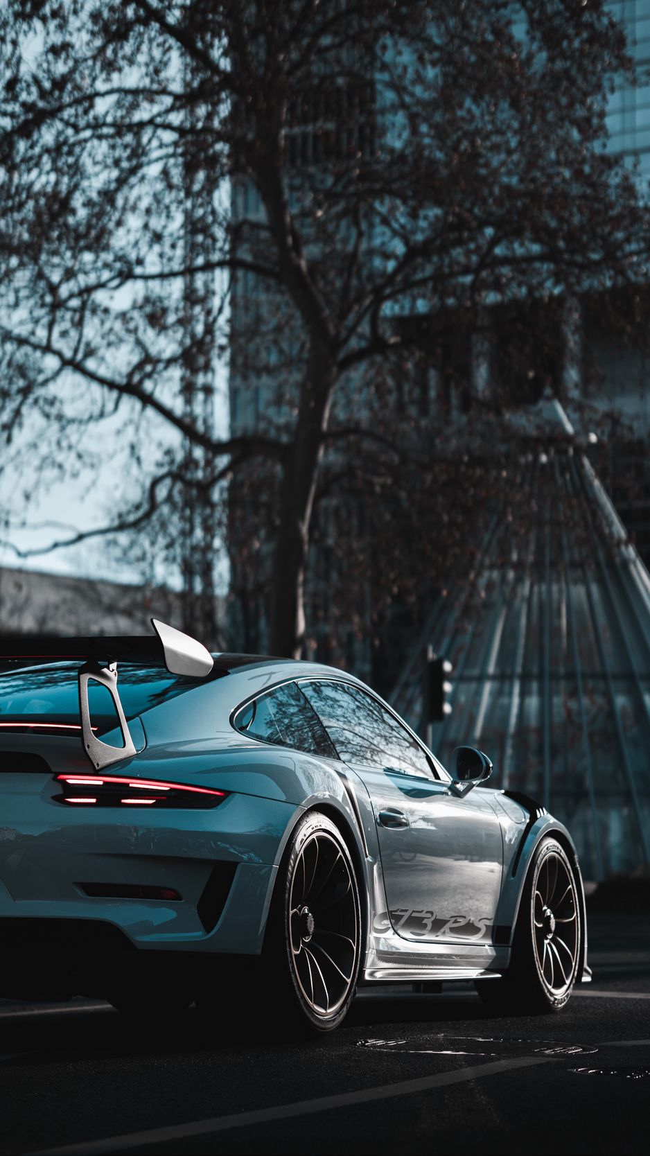 938x1668  Скачать 938x1668 porsche 911 gt3 rs, porsche, автомобиль, спорткар, белый,  вид сбоку обои, картинки iphone 8/7/6s/6 for parallax
