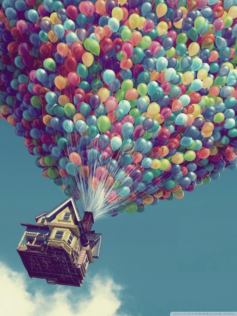 768x1024   Up House Ultra HD Desktop Background Wallpaper for 4K UHD TV: Tablet: Smartphone