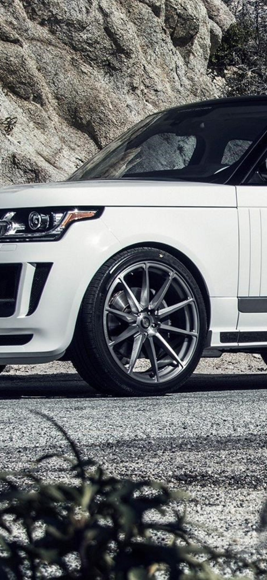 1125x2436  HD белые обои Range Rover | Пикпикселей