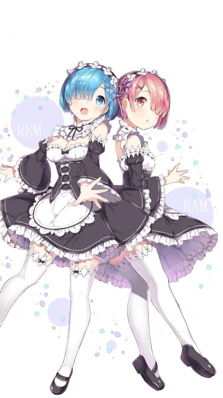 720x1280  Ram Re Zero Обои - Пещера обоев