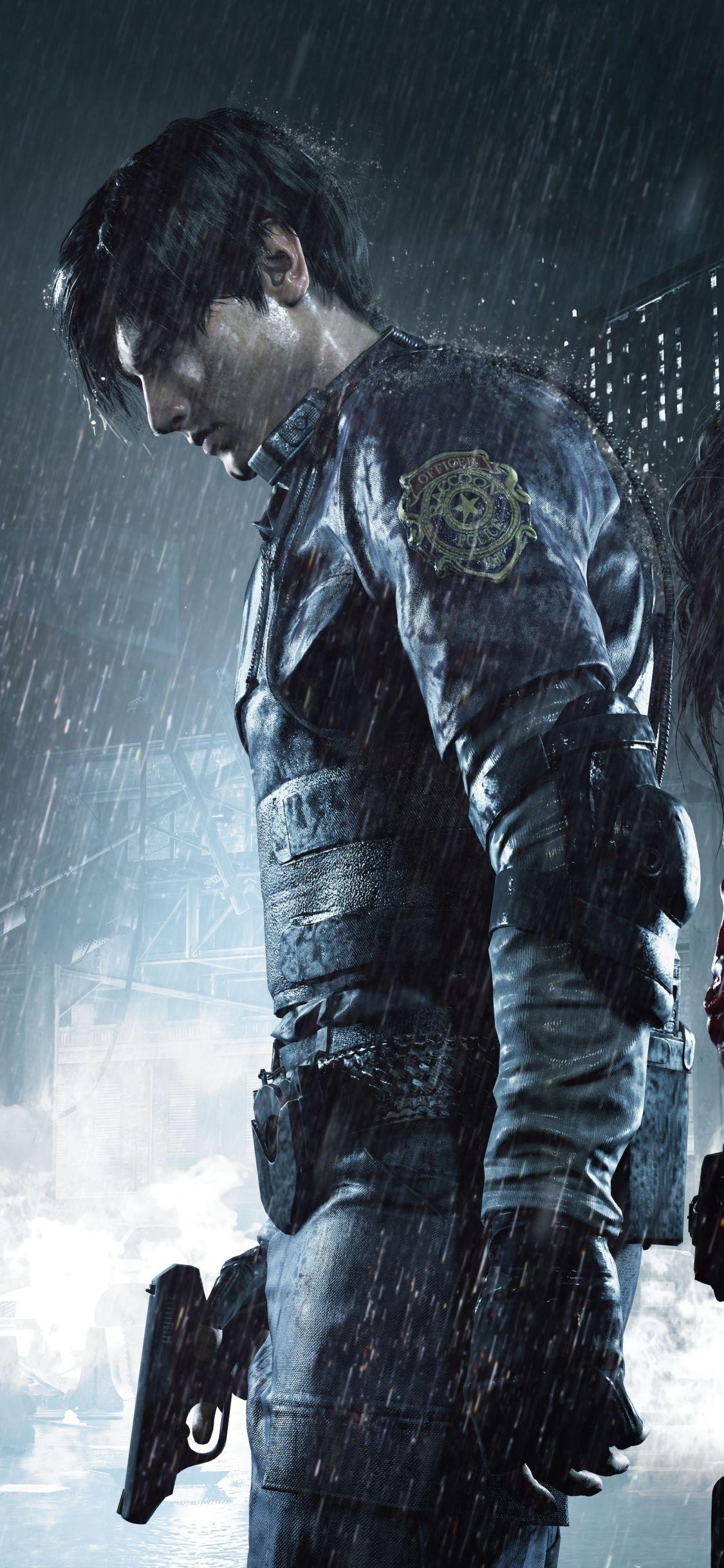 1125x2436  Обои Resident Evil 2 Official Art 2019 Sony Xperia X,XZ,Z5 Premium HD 4k, изображения, фоны, фото и картинки 2160x3840