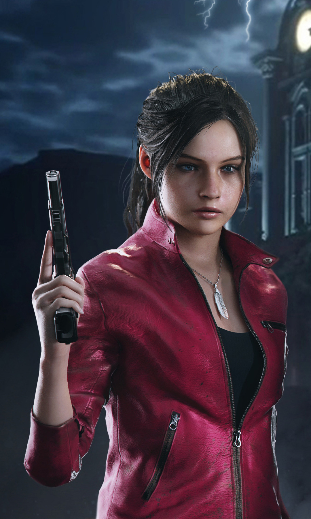 1080x1800  Картинка на телефон: Resident Evil, Видеоигры, Леон С Кеннеди, Клэр Редфилд, Ада Вонг, Resident Evil 2 (2019), 1155950 Скачать картинку бесплатно.