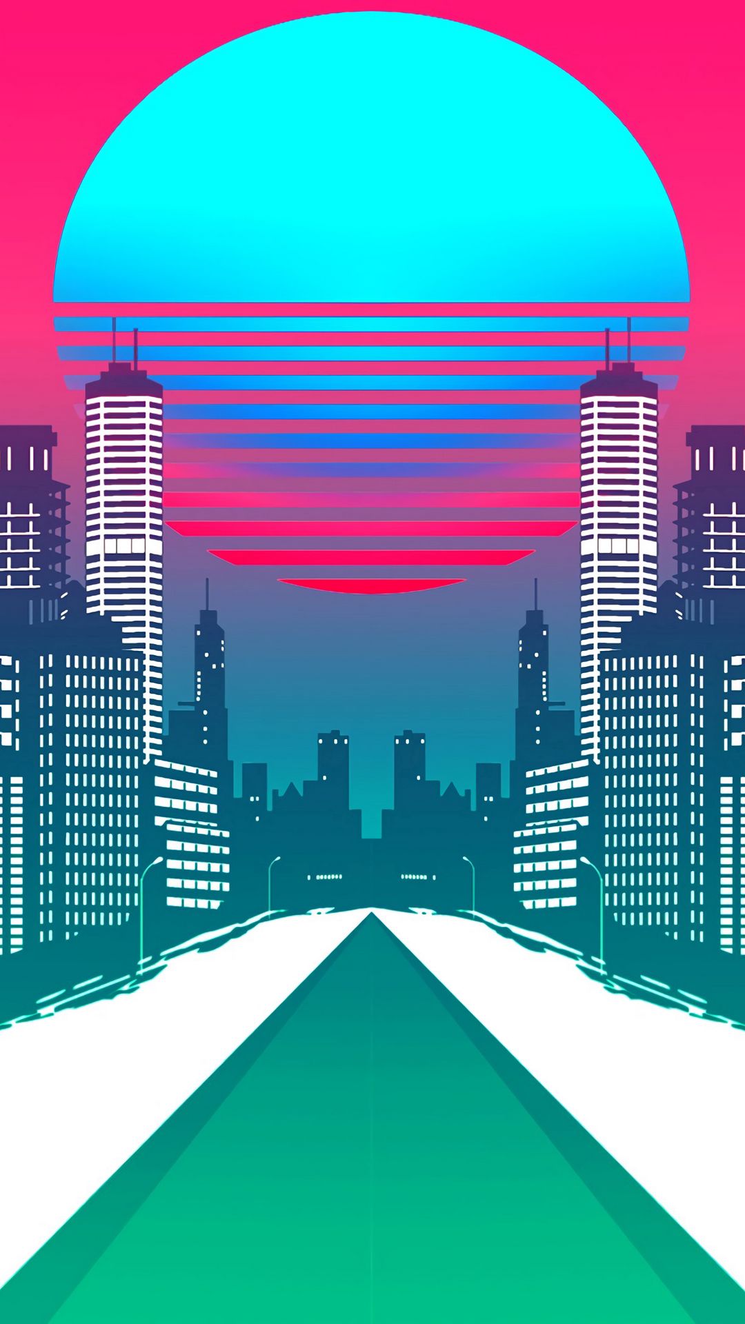 1080x1920  Обои для планшета HD Retrowave — Wallpaper Cave