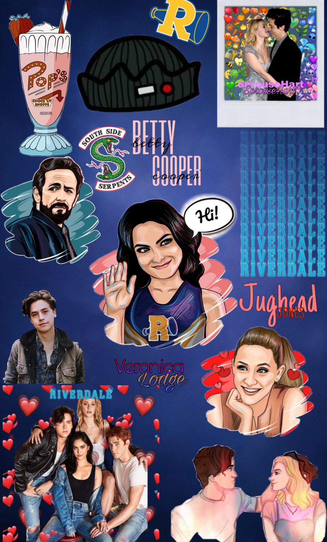 1125x1864  Ривердейл обои | Ривердейл, домик Вероники Ривердейл, домик Вероники